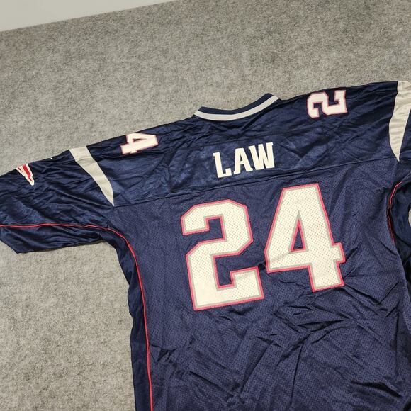 VTG Ty Law New England Patriots Puma Mens XL NFL Football Jersey USA Made - Picture 2 of 13